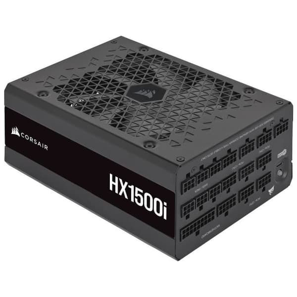 CORSAIR - HX1500i - Strömförsörjning - 1500 Watt - ATX 3.0 Silent - Certifierad 80 PLUS Platinum - (CP-9020261-EU)