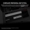 Miniatyrbild 2 av 5: Strömförsörjning ATX - CORSAIR - RM1000e - 1000 Watt - Modulare - Tyst