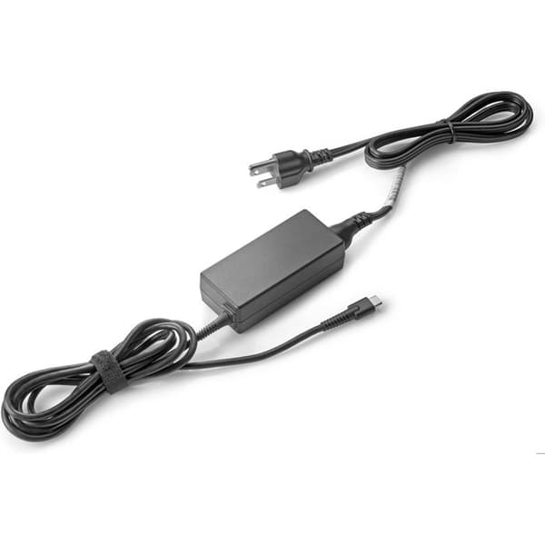 Adapter - HP - 45W - USB-C - Laptop-strömförsörjning - Vit