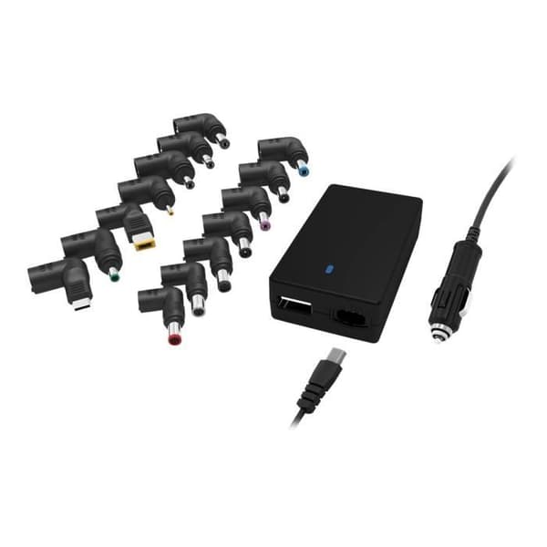 Tändaradapter - MicroBattery - 90 Watt - Svart - Tillbehör - Bil Svart