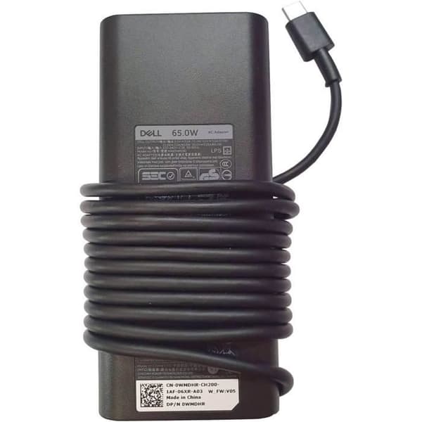 USB-C-laddare 65W Dell VT148 WMDHR 0VT148 0WMDHR för Latitude 7430 5330 7330 5530 7420 7520 5520 9420 5420 5420