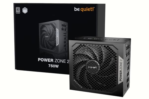 Be Quiet! POWER ZONE 2 750W strømforsyning 20+4 pin ATX ATX Sort