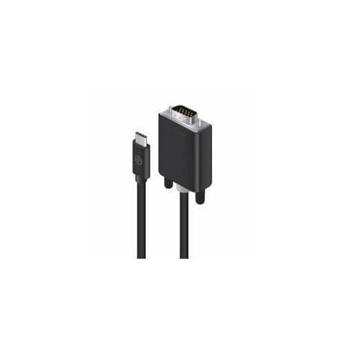 ALOGIC USB-C VGA-kabeladapter och kontakt Svart (USBC-KABEL - USBC / VGA) - ELUCVG-02RBLK