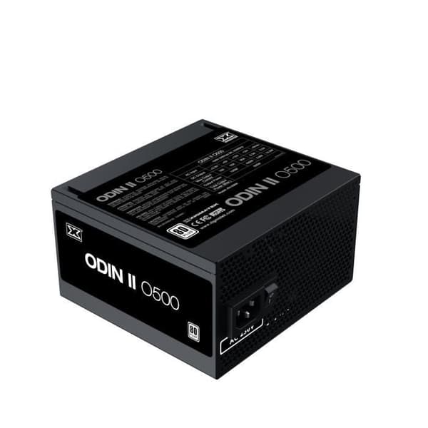 PC strømforsyning - XIGMATEK - Odin II O500 - 500W - 80Plus - Ikke-modulær - 120mm blæser - Sort