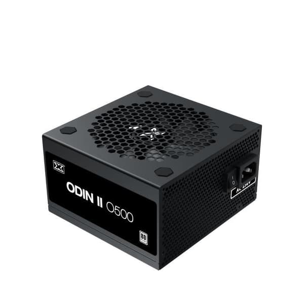 PC strømforsyning - XIGMATEK - Odin II O500 - 500W - 80Plus - Ikke-modulær - 120mm blæser - Sort