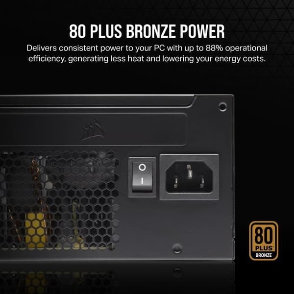 Virtalähde - CORSAIR - CX750 - 80 PLUS Bronze ATX -virtalähde