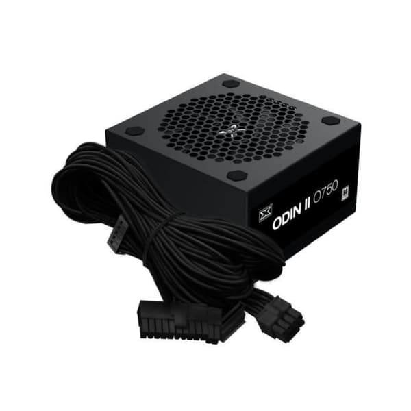 PC strømforsyning - XIGMATEK - Odin II O750 - 750W - 80Plus - Ikke-modulær - 120mm blæser - Sort