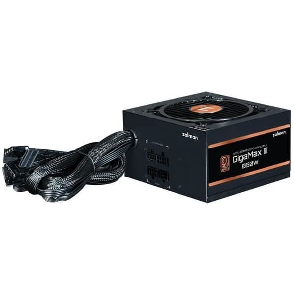 ZALMAN GigaMaxIII 850W v2 (80+Bronze) ATX3.0 - PC strømforsyning - 850W