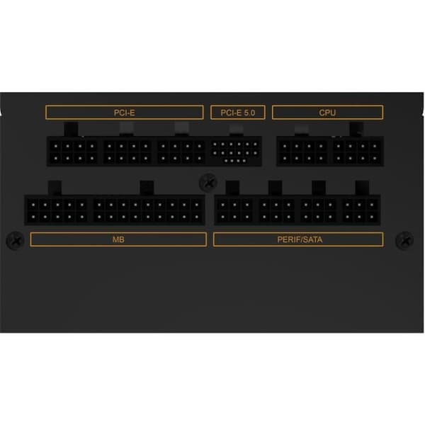XIGMATEK Fury GD 850W ATX 3.0 PC strømforsyning (80Plus Gold) - Modulær - 120mm støjsvag blæser