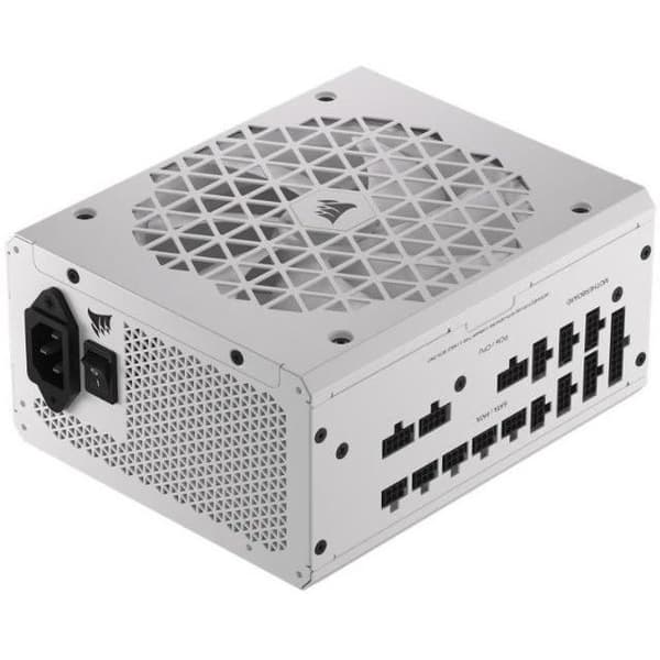 CORSAIR - Virtalähde - RM1000x Shift White Cybenetics - Täysin modulaarinen ATX - 80 Plus Gold -sertifioitu - 1000 wattia