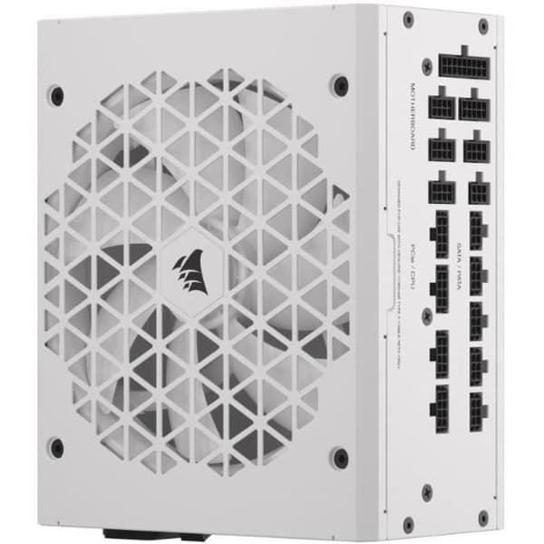 CORSAIR - Virtalähde - RM1200x Shift White Cybenetics - Täysin modulaarinen ATX - Gold 80 Plus -sertifioitu - 1200 wattia