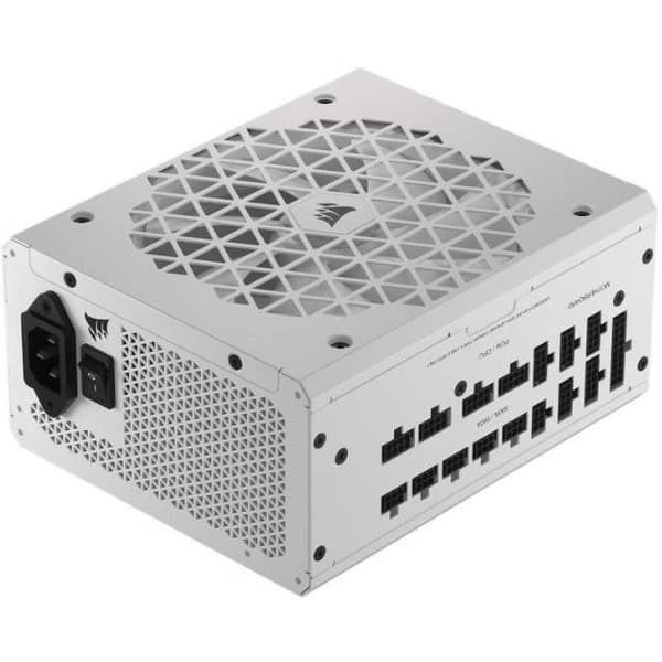 CORSAIR - Virtalähde - RM1200x Shift White Cybenetics - Täysin modulaarinen ATX - Gold 80 Plus -sertifioitu - 1200 wattia