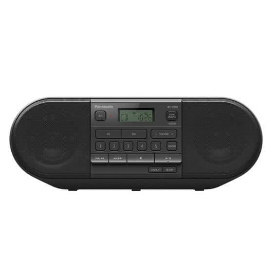 Bärbar radio - PANASONIC - RX-D500 - Hörlursutgång - Svart - Vikt 1,2 kg
