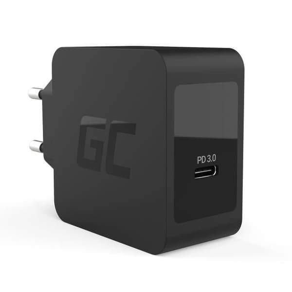 18W USB-C-laddare med strömförsörjning för Samsung Galaxy S8 S8+ S9 S9+ Note 8, iPhone X 8/8 Plus, Google Pixel/2/XL och andra