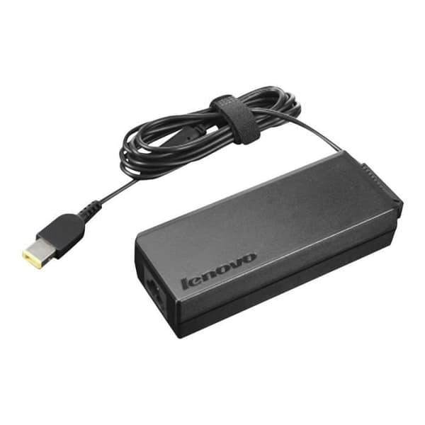 Lenovo ThinkPad 90W AC Adapter (Slim Tip) AC Power Adapter 100-240V 90 Watt FRU för ThinkPad 11; L470; L570; P51; T470;... Svart