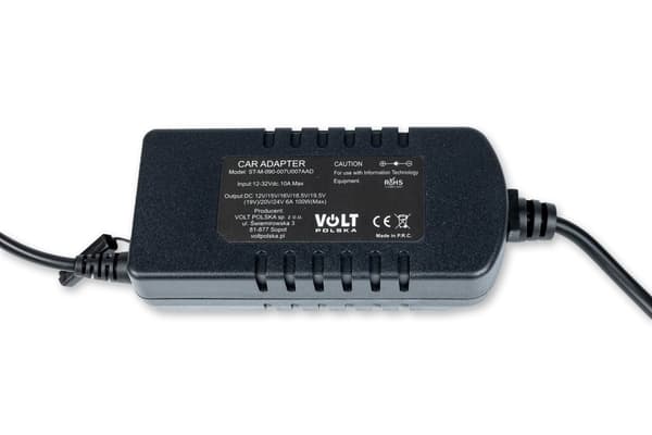 TIR Laptop Bilstrømadapter 100W 12-24V (cigaretlighterstik)