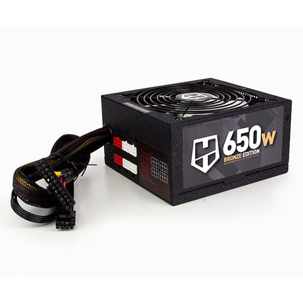 Strømforsyning Nox-Xtreme Hummer 650 650 W ATX 80 Plus Bronze Sort, Hvid