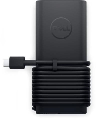 DELL 65W USB-C nätadapter med 1m kabel, 450-BBVC Svart