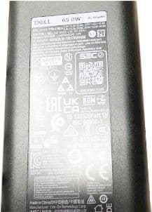 DELL 65W USB-C strømadapter til bærbare computere, V2TJ7
