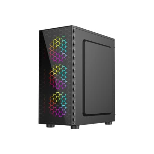 Gembird Fornax 500 - tower - ATX Svart