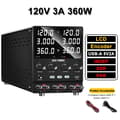 Pikkukuva 2 / 2: Laboratorio DC-virransyöttö, kaksoiskanavainen ulostulo, USB-A 5V 2A,AC 220V, Kaksinkertainen 120V 3A