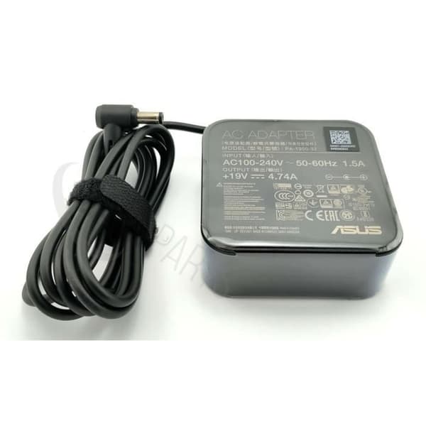 AC-adapter 90W 19V ASUS 0A001-00053600 Svart