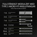 Pikkukuva 10 / 11: Virtalähde Corsair RM1000x SHIFT ATX 1000 W 80 Plus Gold