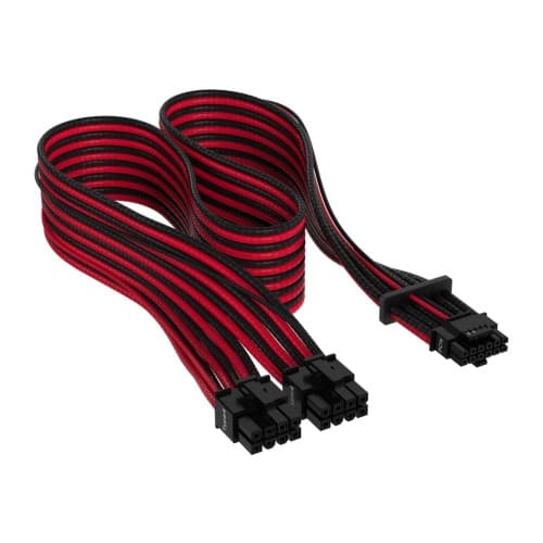 CORSAIR Premium individually sleeved (Type 4, Generation 5) - strömkabel - 12VHPWR till 8-stifts PCIe-ström