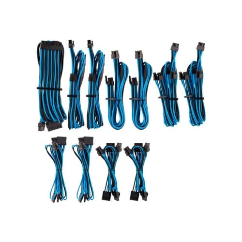 CORSAIR Premium individually sleeved pro kit (Type 4, Generation 4) - strömkabelsats