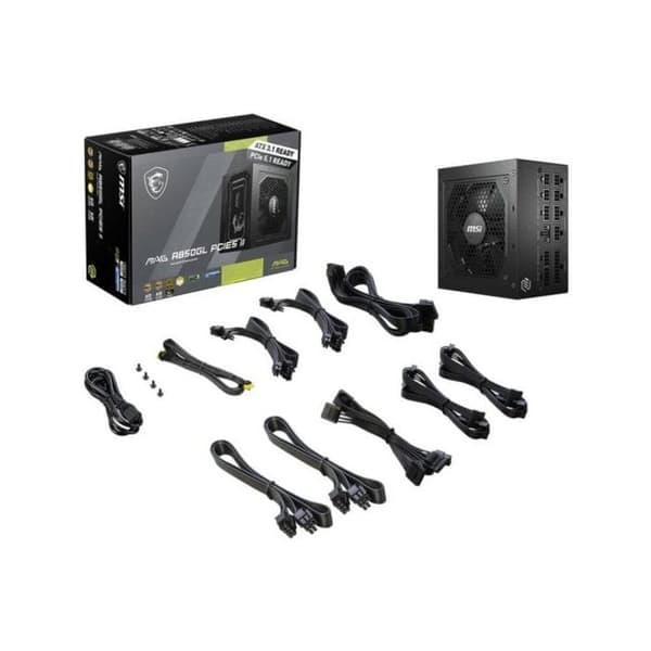 MSI MAG A850GL PCIE5 II ATX 3.1 850W 80 Plus Guld Modular