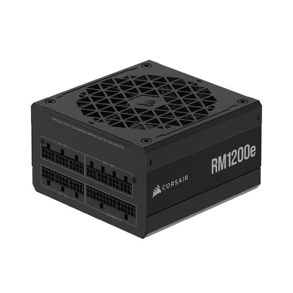 Nätaggregat ATX - CORSAIR - RM1200e (2023) - 1200W - Helt Modulerad - Tyst Svart