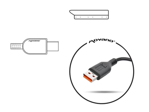 40W oplader til Lenovo Yoga 3 4 20v 2a