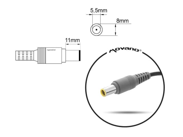 Autolaturi Lenovolle 20v 3.25a 8.0x5.5