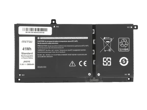 JK6Y6 batteri til Dell Latitude 3410 Inspiron 5402 Vostro 5501
