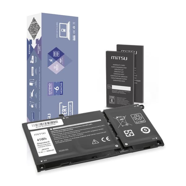 JK6Y6 batteri til Dell Latitude 3410 Inspiron 5402 Vostro 5501