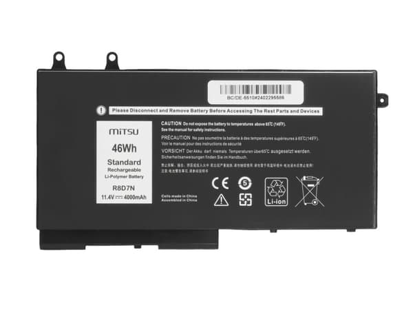 R8D7N Batteri til Dell Latitude 5410 5411 5500 Precision 3541 3550 - 11.4V