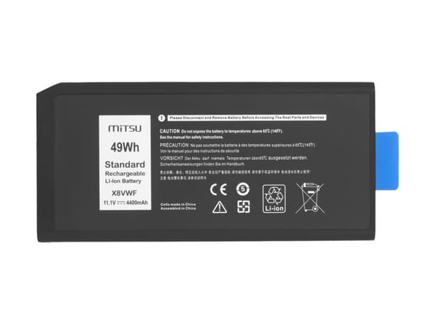 X8VWF Batteri til Dell Latitude 14 Rugged 5404 5414 7404 7414