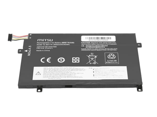 Akku 01AV411 Lenovo ThinkPad E470 E475 -laitteeseen