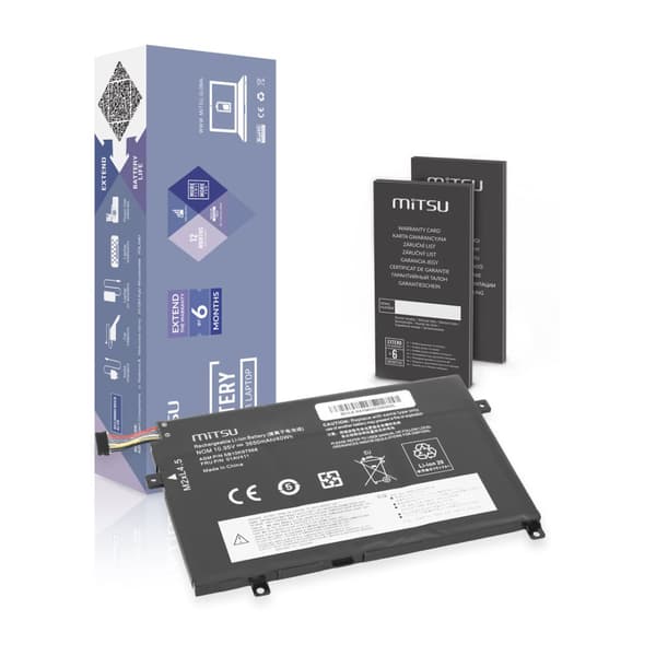 Akku 01AV411 Lenovo ThinkPad E470 E475 -laitteeseen