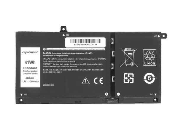 JK6Y6 batteri til Dell Latitude 3410 Inspiron 5402 Vostro 5501