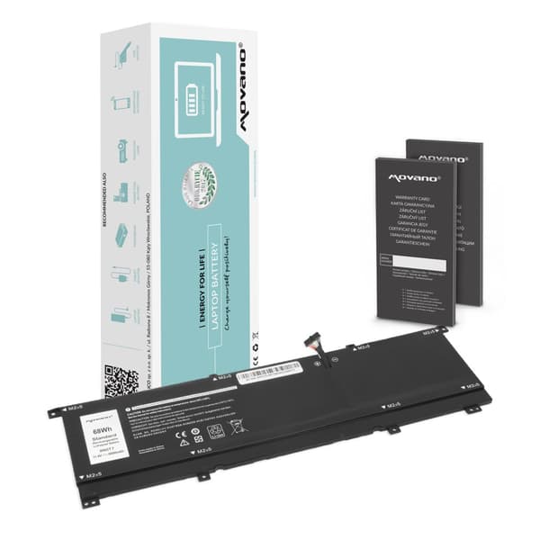 8N0T7 Dell Precision 5530 XPS 9575 batteri