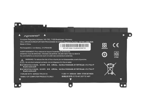 TPN-W118 Batteri til HP Pavilion X360 13-U101NW 13T-U100 13-U117NA