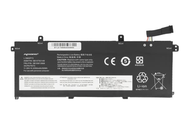 L18M3P73 Batteri til Lenovo ThinkPad T490 T495 P43s P14s