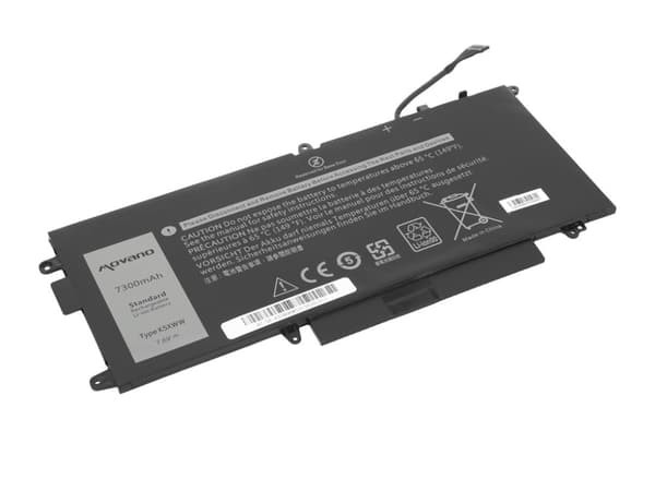 K5XWW Batteri til Dell Latitude 5289 7390 2-i-1 - 7300mAh