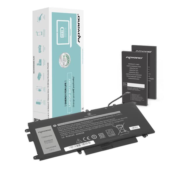 K5XWW Batteri til Dell Latitude 5289 7390 2-i-1 - 7300mAh