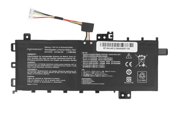 B21N1818 akku Asus Vivobook 15 A512 R512 X512:lle
