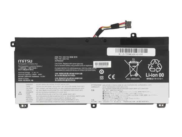 Batteri til Lenovo ThinkPad T550 T550s T560 W550 W550s P50s