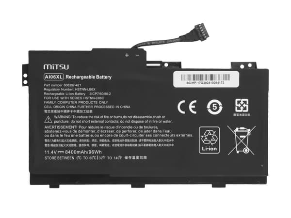 AI06XL-batteri til HP Zbook 17 G3
