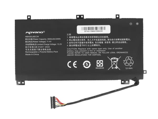 HB4593J6ECW akku Huawei Matebook 13:lle