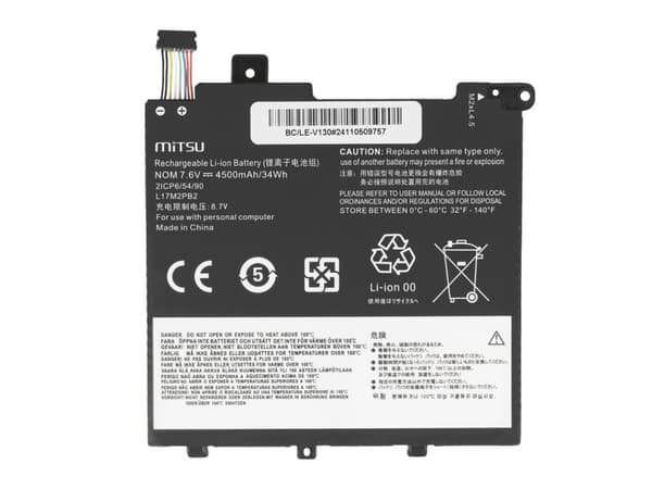 Batteri L17M2PB2 L17L2PB2 L17C2PB2 til Lenovo V130-14IGM V330-14ARR